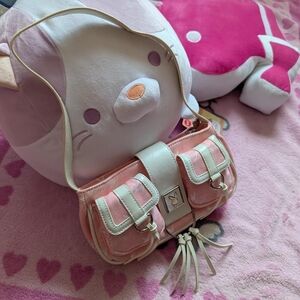 Playboy Bunny Pink and White Purse Bag